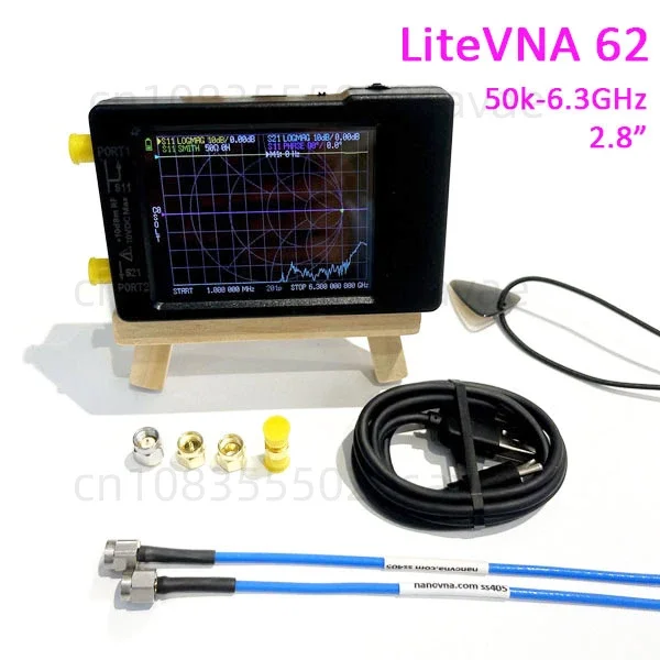 6G Vector Network Analyzer NanoVNA Upgrade 50k-6.3GHz VNA Network Distribution