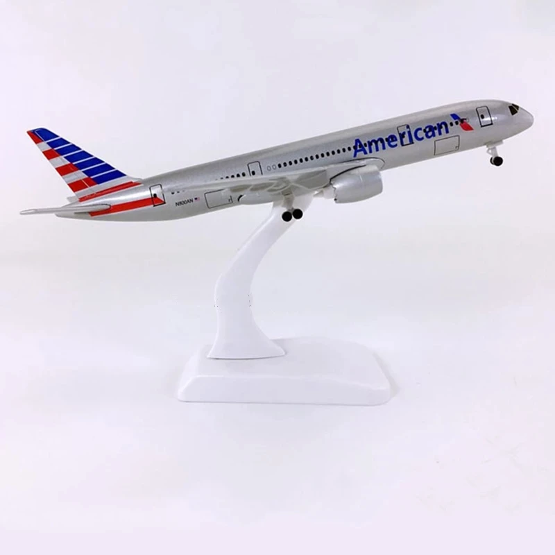 20CM Airplane B747 B787 Airbus A350 A320 Airlines Plane Model Alloy Aircraft Toys With Landing Gear Kids Gifts Collection Decor