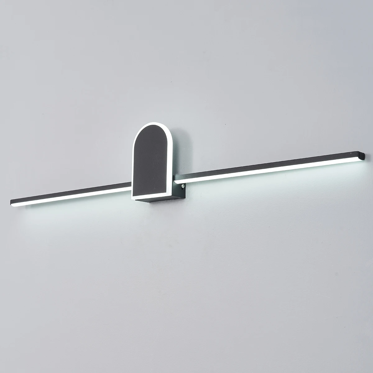 NEO Gleam Bathroom Mirror Front Light Modern Led Wall Lights Black&White Luminaires Sconce Wall Lamp L70 90 110cm Bathroom Lamp