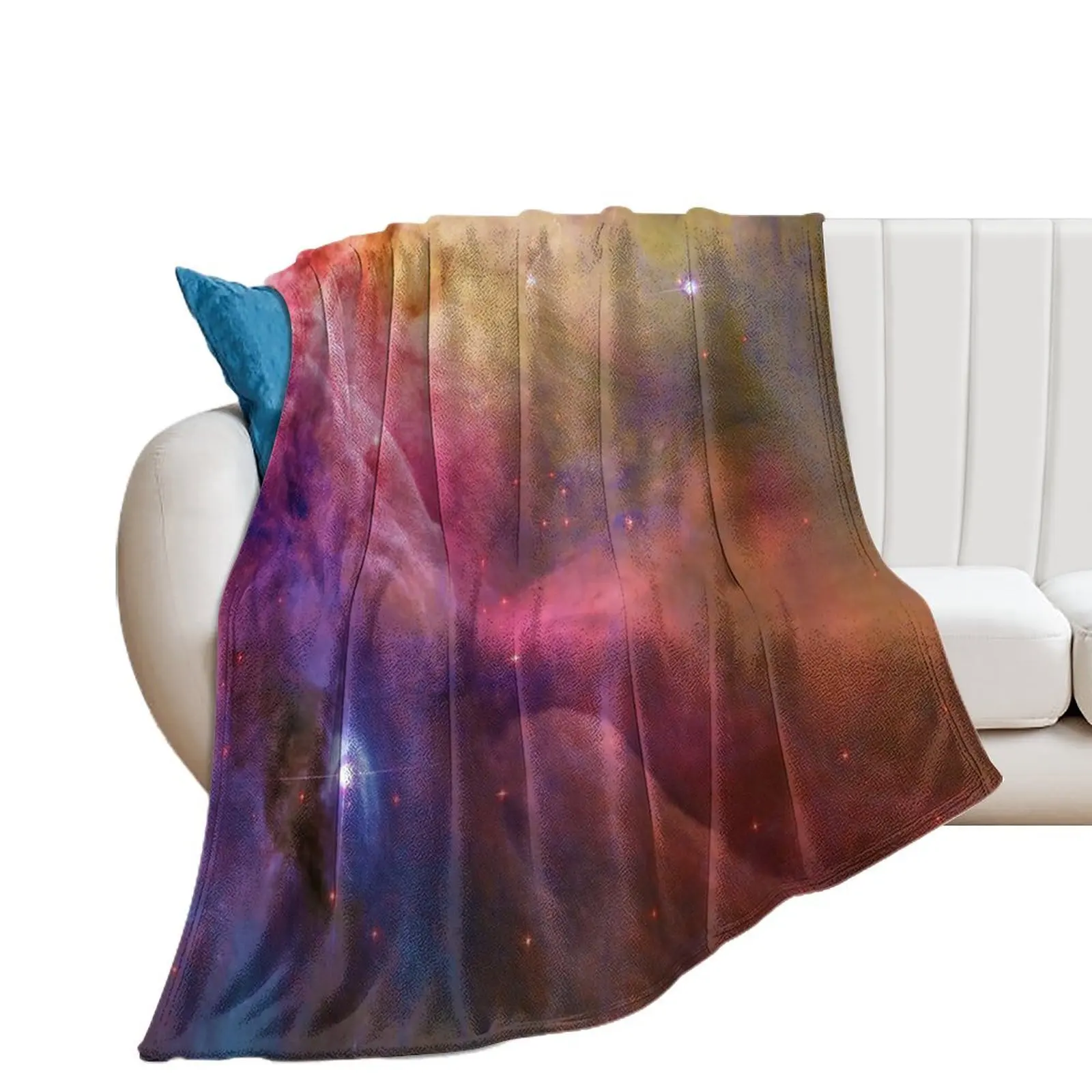 Orion Nebula Emission Space Galaxy, RBSSG Throw Blanket Blankets For Sofas Winter beds Blankets