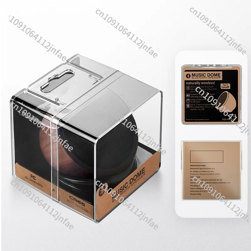 

Christmas Gifts Wholesale Natural Wooden BT Portable Speaker Wood Mini Wireless Speaker for Travel,bedroom