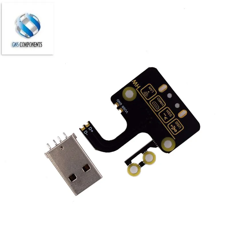 10pcs/lot USB Adapter Expansion Board Module Fr Raspberry Pi Type-A Connector Zero/Zero W/Zero WH USB Interface Electronic Board