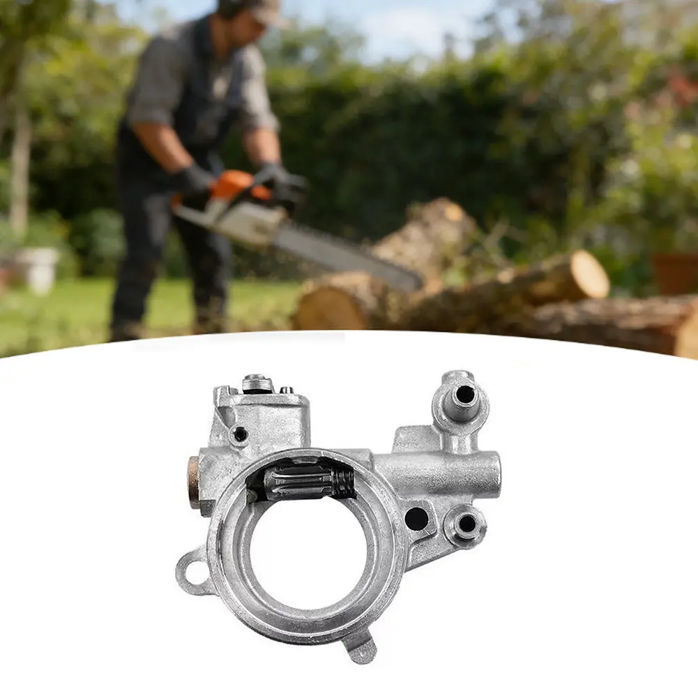 1 Pcs High-Quality Metal Oil Pump 1142 640 3200 For Chainsaws For MS382 For MS462 Garden Lawn Mower Accessories