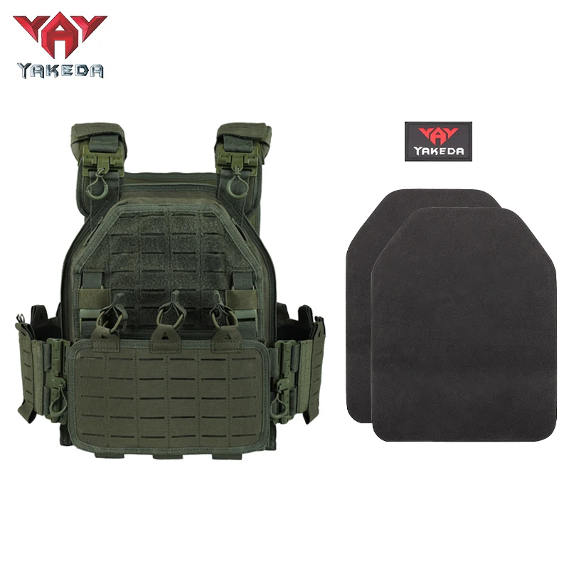 YAKEDA سترة قتالية جديدة 6094 سريعة الإصدار خفيفة الوزن قطع الليزر سترة تكتيكية معدات سوداء تحمل سترات تكتيكية للصيد