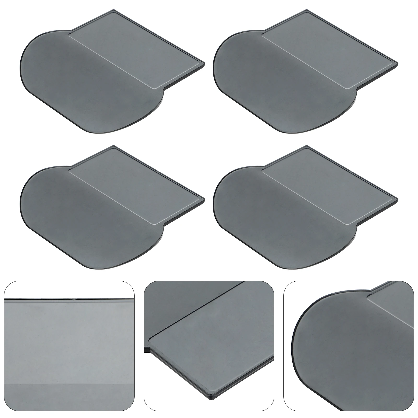 

4pcs Toilet Seat Adhesive Handles Easy Carry Anti Touching Universal Fit Seat Cover Toilet Lid Lifter Closestool Cover Lifter