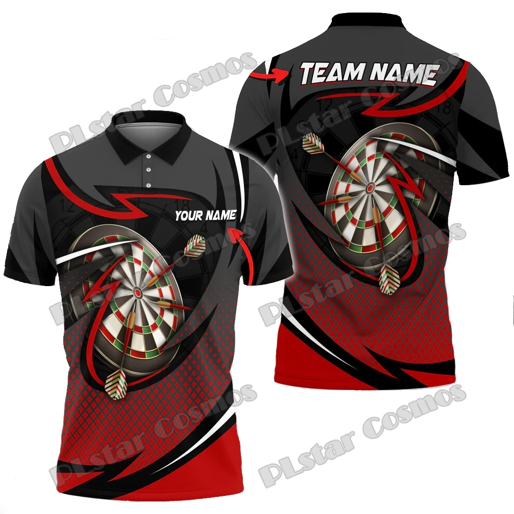 Kangaroo Dart Board Personalized Team Name 3D Printed Fashion Men's Polo Shirt Summer Unisex Casual Polo Shirt POL144