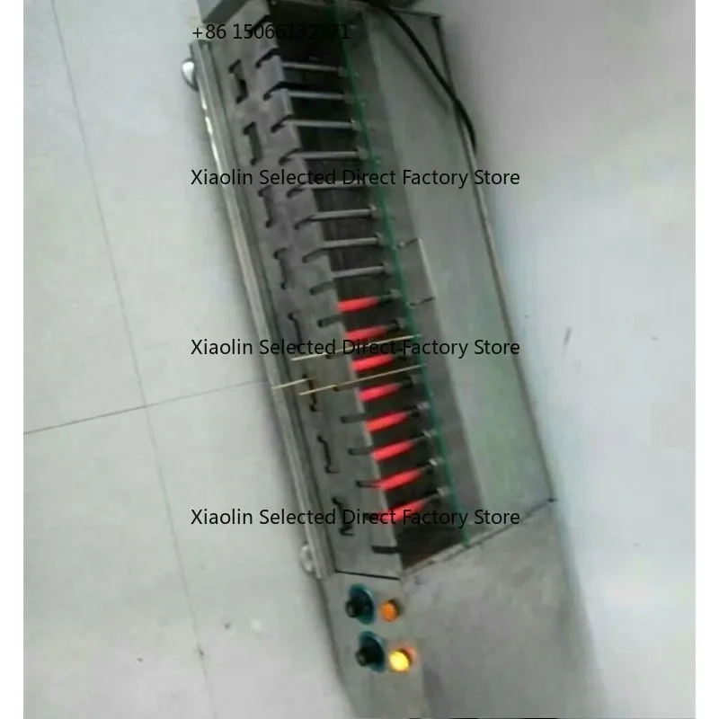 

Smokeless Automatic Flip Skewer Machine Commercial Electric Heating Barbecue Grill for Skewers of Any Size - Compact Barbecue