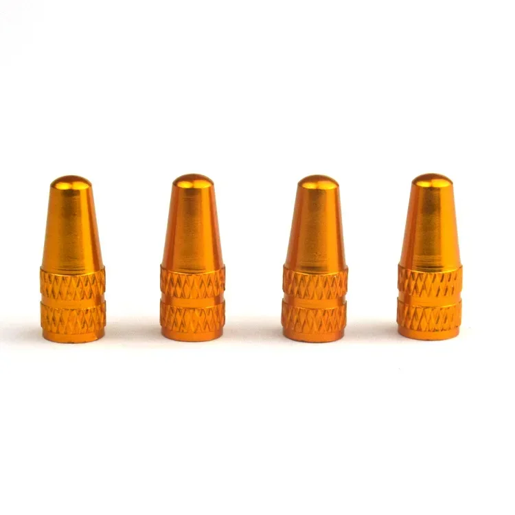 4pcs aluminium legering Road MTB Track Racing Bike Tube Tube Fietswiel Franse klepdop Presta Air Valve Caps