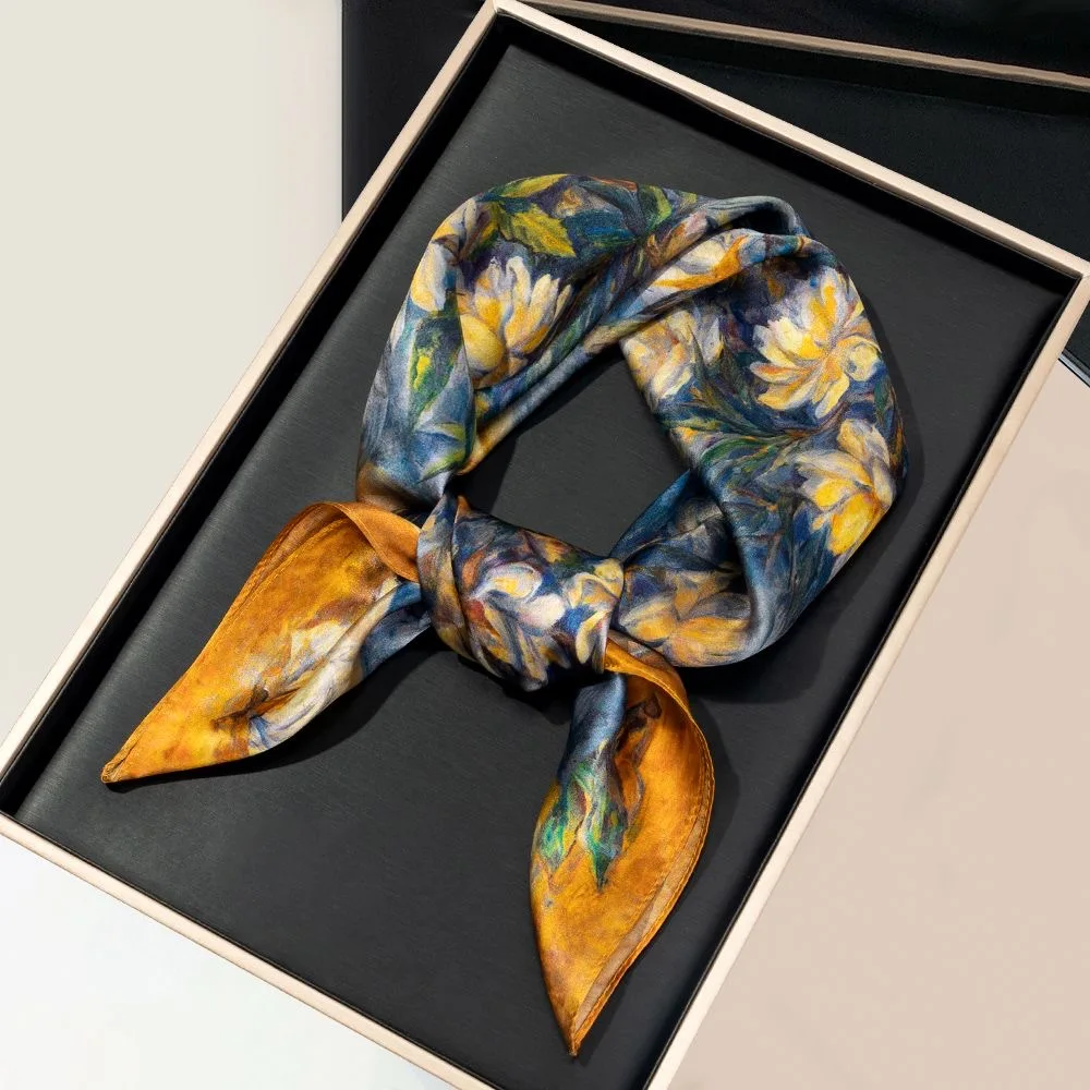 上海ストーリー-シルクスカーフ-レディース-00-シルク-マルベリーシルク-スクエアスカーフ-シルクショール-母へのギフト-女性の日-高齢者向け