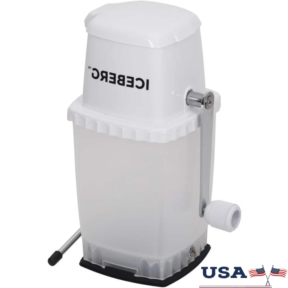 

Manual Ice Crusher with Suction Base Stainless Steel Blades Portable Drinks BPA Free Perfect Camping and Parties