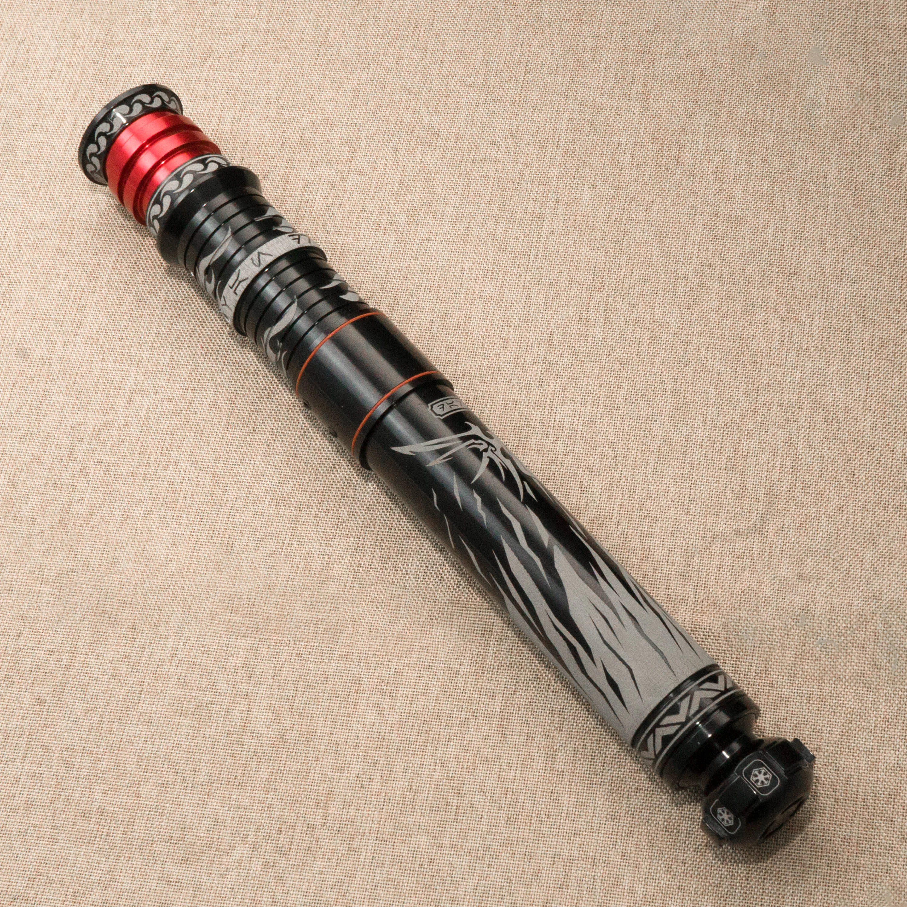 DIYsabers Revan Limited Edition Full metal lightsaber Carved design Limited edition 16G SD card 25 fonts Christmas gift