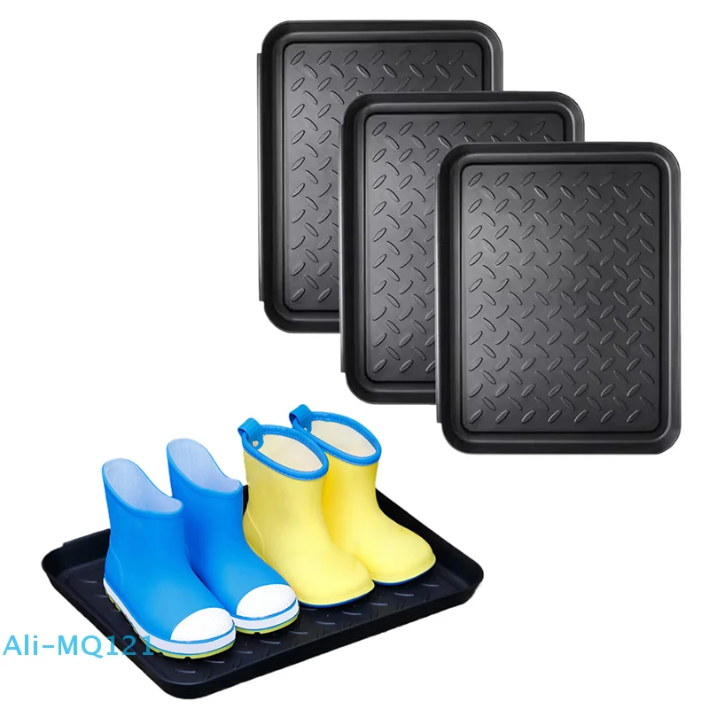 

1/2/3pcs Boot Tray Heavy Duty Shoe Mat Trays Car Shoes Storage Tray Dog Cat Bowl Mats Multifunctional Under Seat Container Box