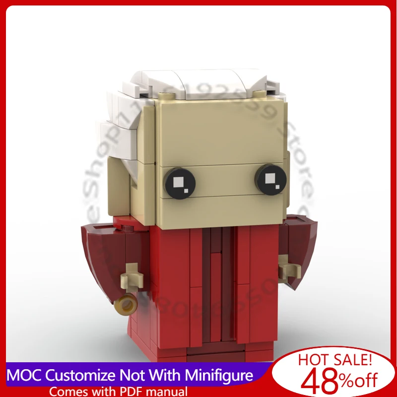 

128 деталей, популярная серия игровых персонажей, сенатор Палпатин, модульный конструктор MOC, кирпичики для самостоятельной сборки, игрушка для детей, подарок на праздник