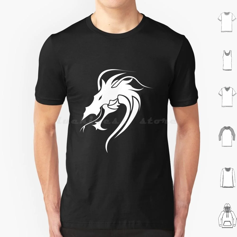 Legendary Animals Black Dragon Classic T Shirt Cotton Men Women DIY Print Legendary Animals Black Dragon Dragon Fantasy