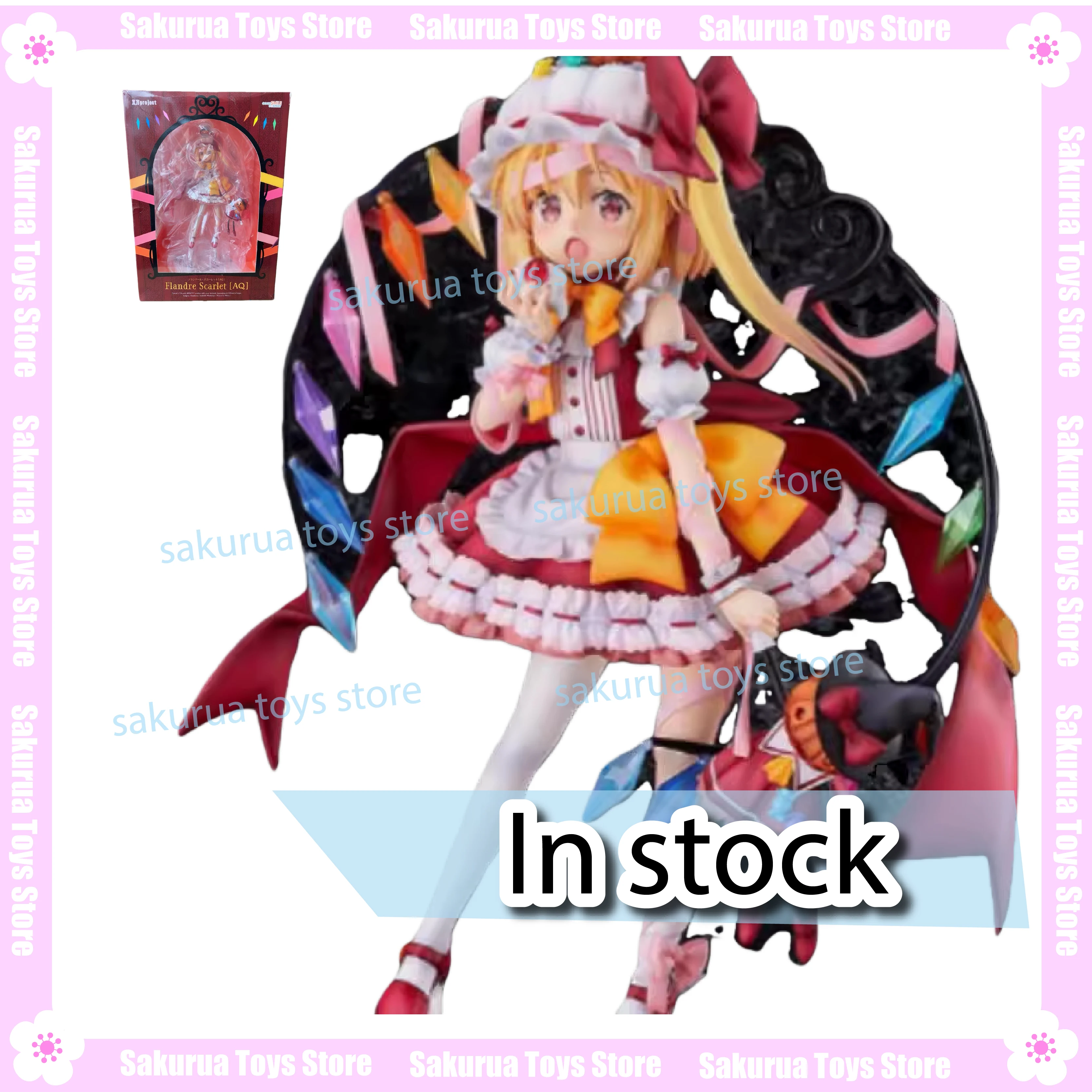 

In Stock GSC Touhou Project Flandre Scarlet Second Lady Peripheral Decorations Cute Scenery Action Figure Collection Gift