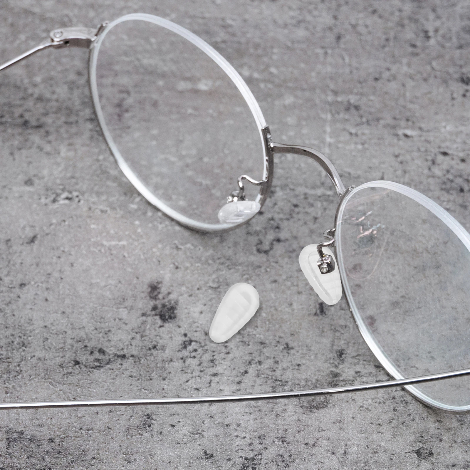 

50Pcs Soft Silicone Non-Slip Nose Pads Replacement Cushions for Eyeglasses Sunglasses Bridge Grip Non-Slip Nose Pads for Glasses