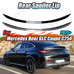 Car Rear Roof Spoiler For Mercedes Benz GLC Coupe C254 GLC300 400 AMG 2023 2024 ABS Trim Trunk Tail Wing Spoiler Body Kit