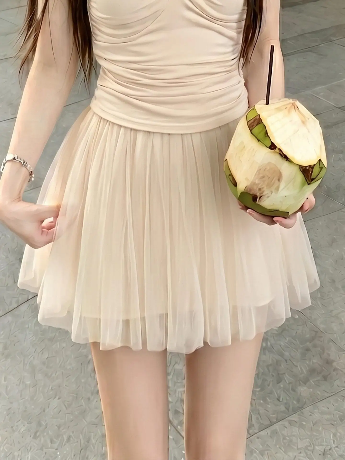 ppwudawang-falda-corta-de-malla-esponjosa-de-cintura-alta-estilo-ballet-para-mujer-nueva-coleccion-verano-2026-marca-cleanfit