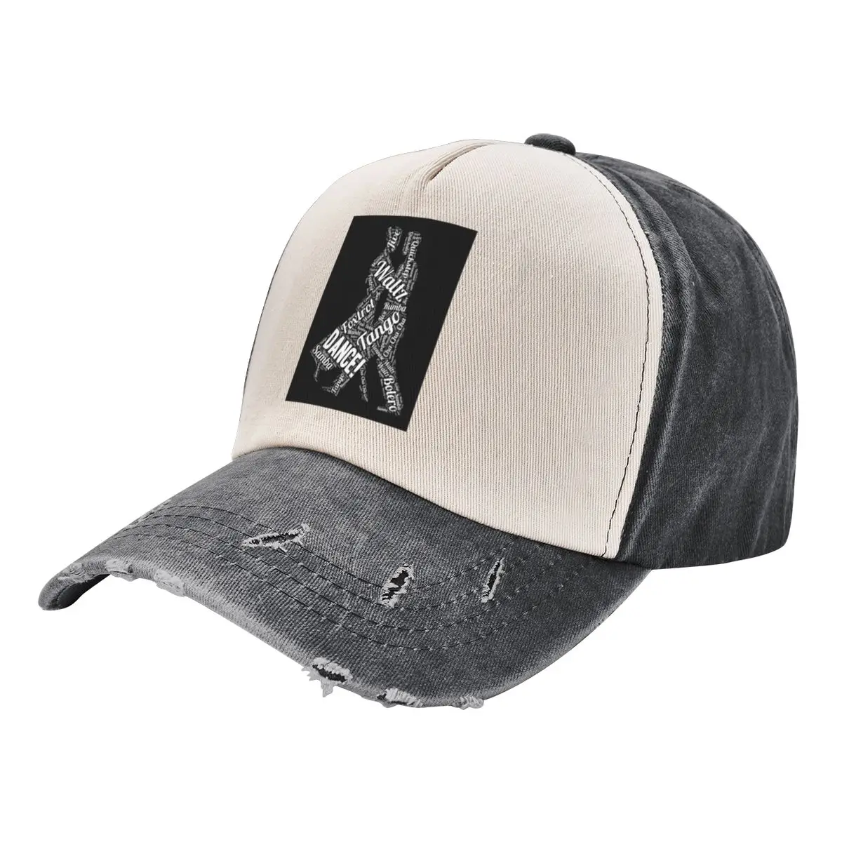 

DanceSport Dances Word Art Baseball Cap Sun Cap Anime Mens Women's