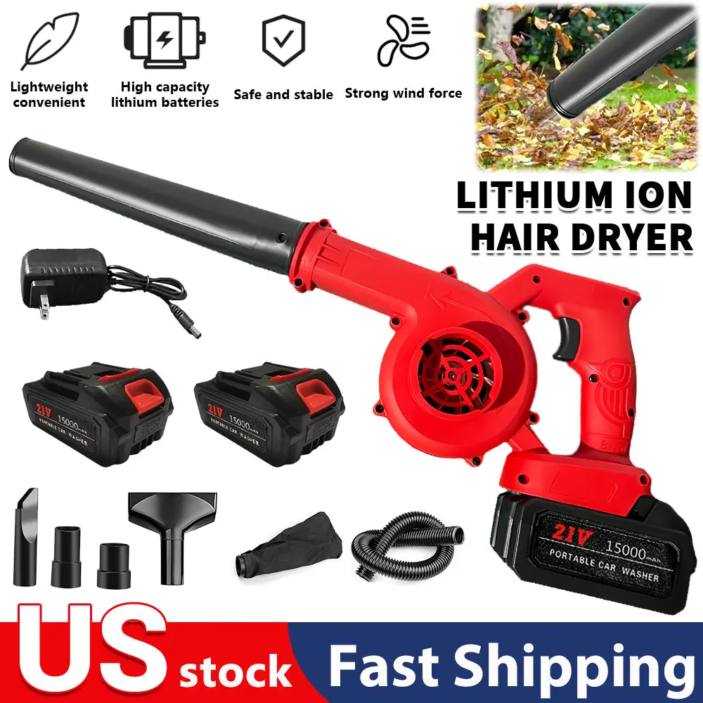 

19000RPM Cordless Leaf Blower For Computer Dust Collector Dust Snow Blowing Hand Power Tools For Makita 21V Battery