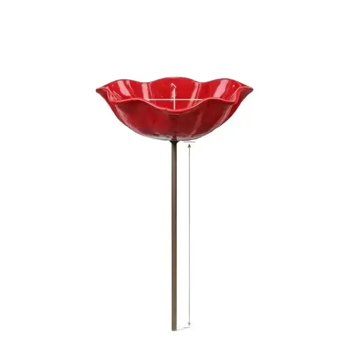 Outdoor Garden Bird Waterer Hummingbird Drinking Station Butterfly Bee Water Bowl Yard Decoration