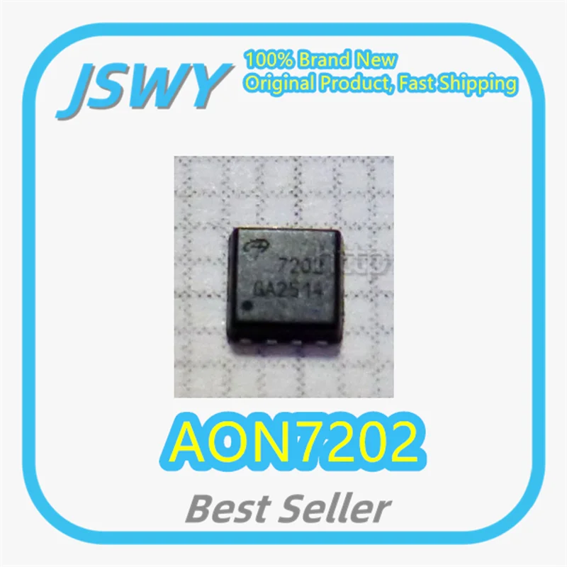 (10/50 pieces) AON7202 DFN3X3-8 Single N-channel 30V 40A MOSFET, Brand New Original Product