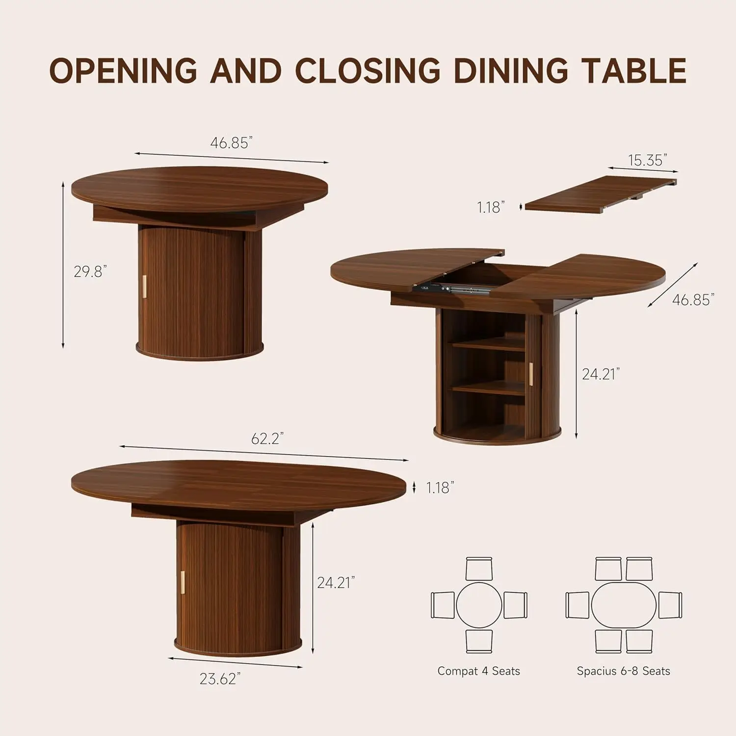 Thumbnail 2 - #10 Cheap Extendable Dining Tables Worth Buying