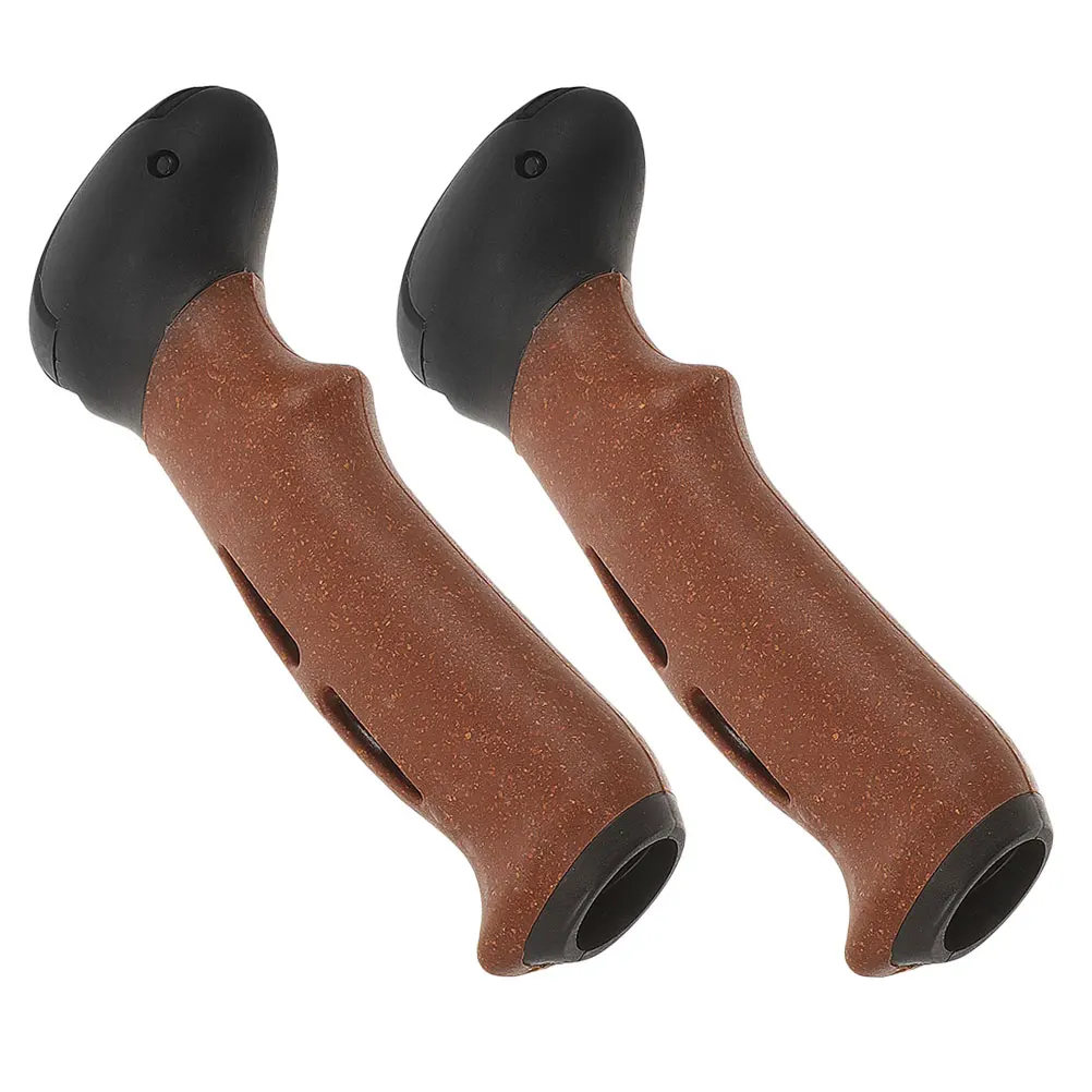 

2Pcs Trekking Pole Accessories Cork Handles Replacement Hiking Antiskid Durable Suitable Nordic Walking Skiing Poles