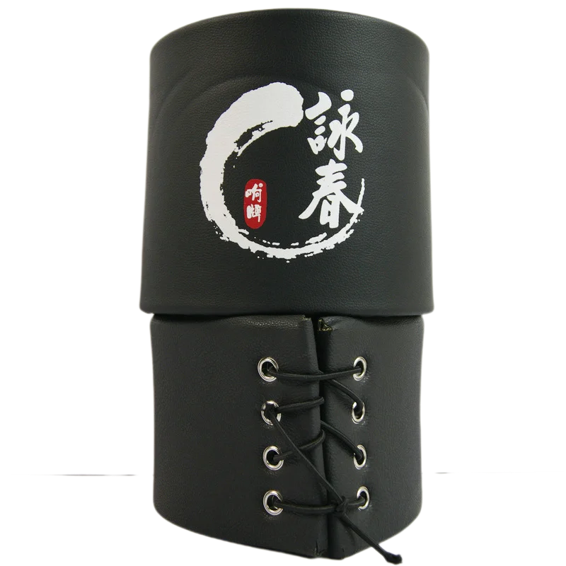 منصات دمية خشبية الأيدي ممارسة المعدات شريط مرن بولي Leather الجلود وسادة واقية الجناح تشون المهنية فنون الدفاع عن النفس دائم #2