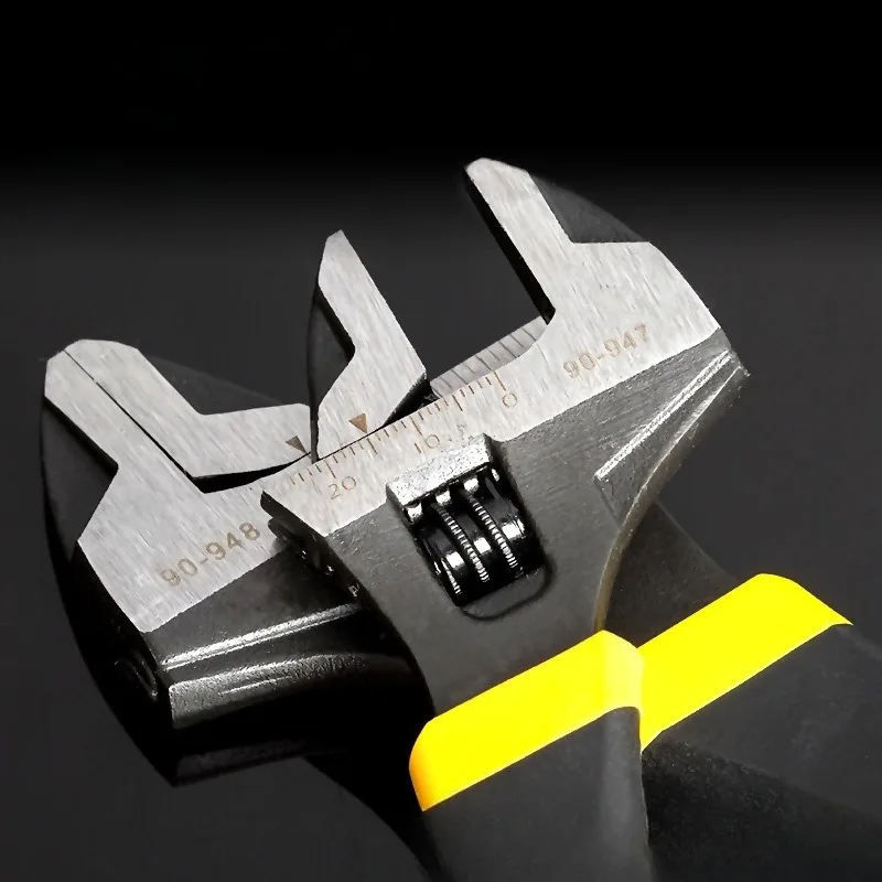 

Tool two-color handle chrome vanadium steel movable wrench universal wrench household wrench