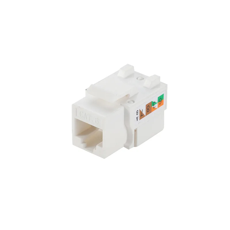 5Pcs CAT6 RJ45  Punch Down Network Telephone Computer Module 90 Degree Network Ethernet Jack