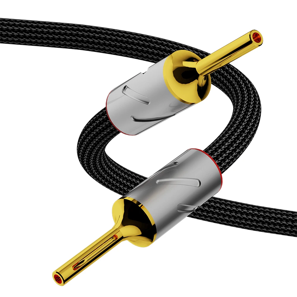 Monosaudio B801 Zuiver Koper Banaan Connector Goud/Rhodium Plated Hi End banaanstekker Voor Luidsprekerkabel