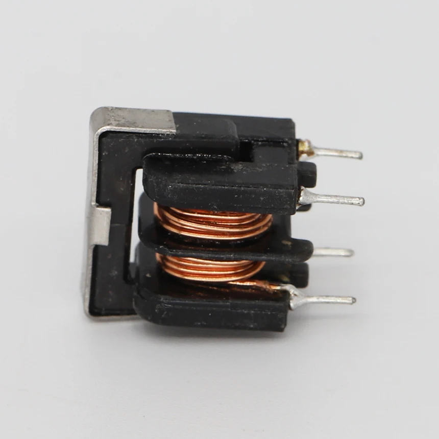 UF UU9.8 UU10.5 UU16 100UH-1MH-100MH 7*8mm 10*13mm Pin Pitch Copper Common Mode Plug-In Choke DIP Filter Vertical Power Inductor