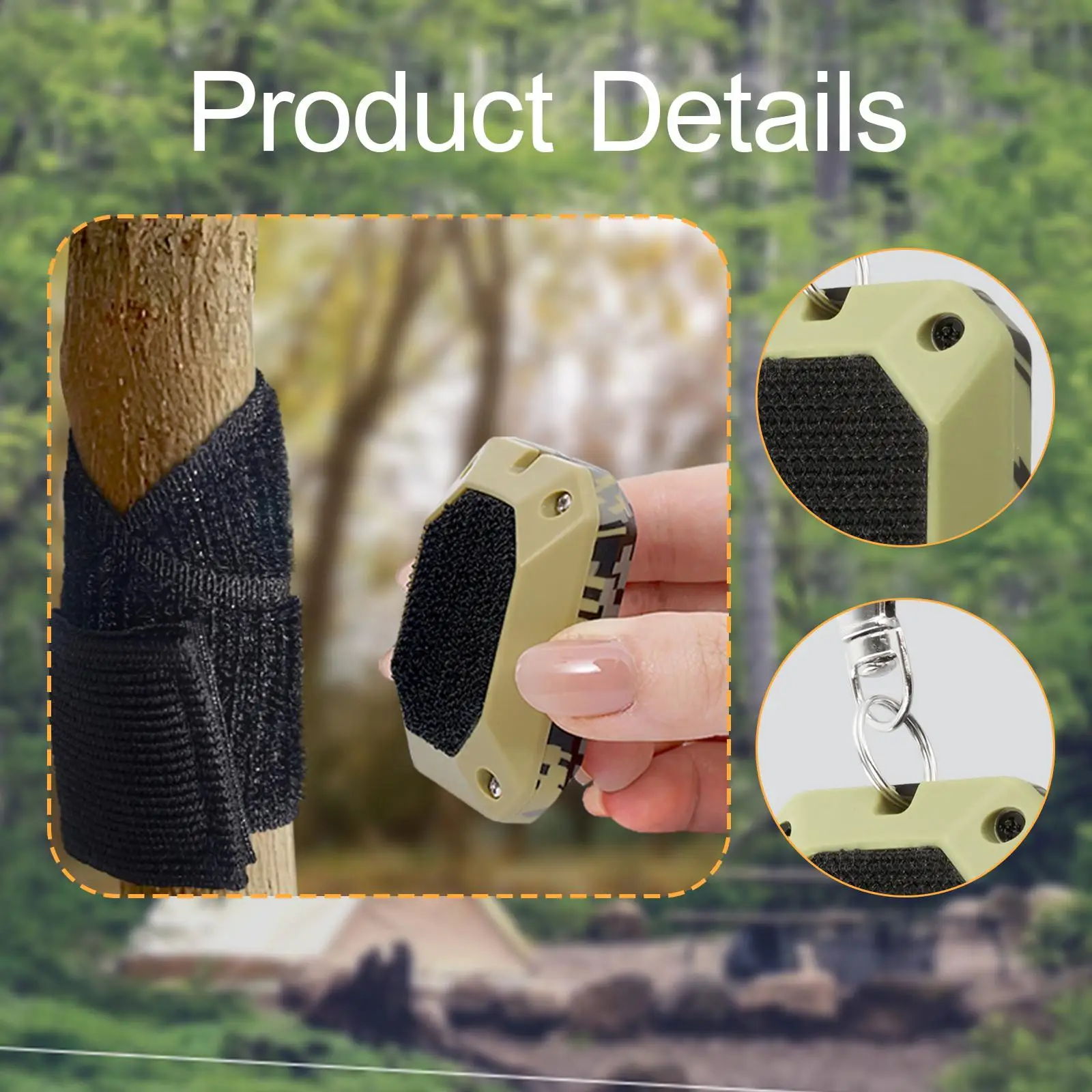 Perimeter Trip Alarm Compact Security Alarm for Hiking Backyard Backpacking view 2