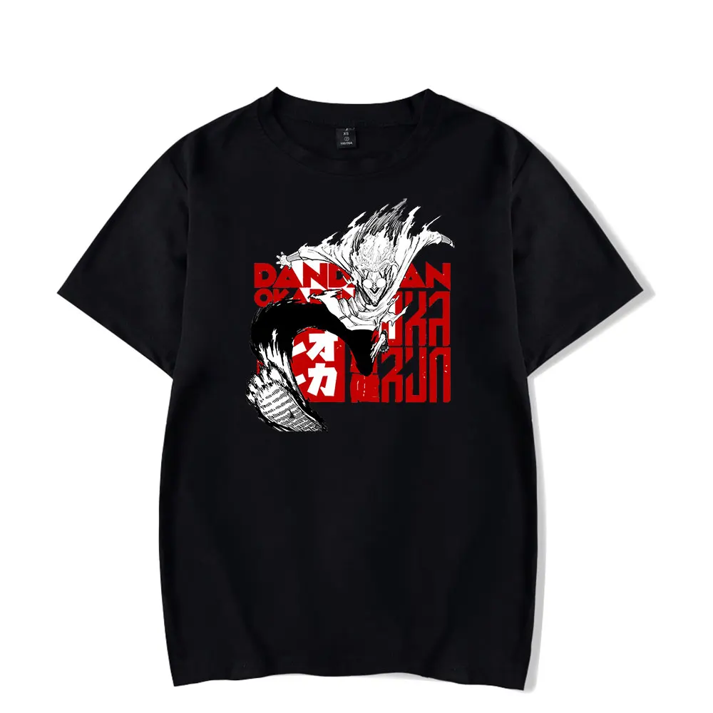 

New Anime Dandadan Cat Merch Shirt Casual Short Sleeve Anime T Shirt