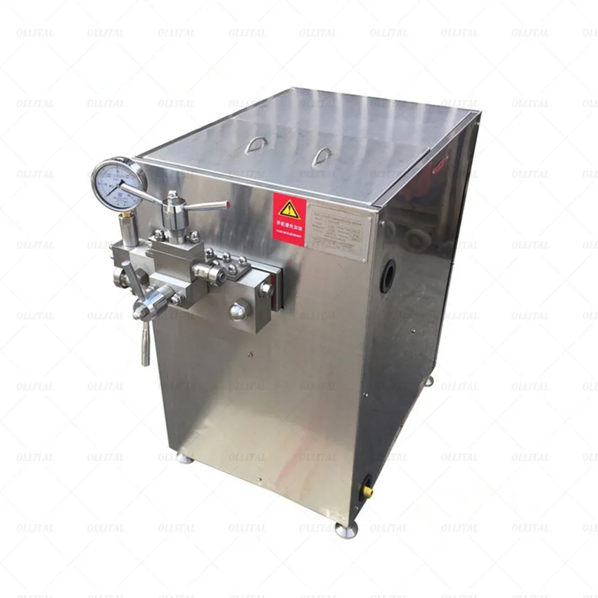 Ollital High Pressure Homogenizer For Dairy Milk Processing And Stability Small High Pressure Homogenizer