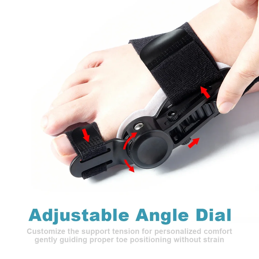 

1Pcs Bunion Corrector for Women Men,Orthopedic Toe Straightener,Adjustable Splint Bunion Pads Night Support with Toe Separator
