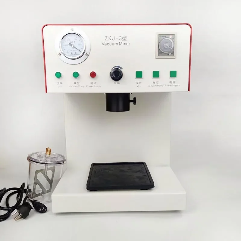 Dental Lab Equipment Built-in Pump Vacuum Mixer Mixing and Vibrating 210W 270r/min Dental Lab Vacuum Mixer 220V/110V