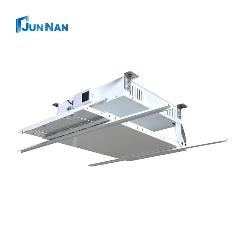 32-65 Inch Automatic Concealed Home Electric Remote Control Rotating Flip Down Motorized TV Lift Ceiling for Conference Room