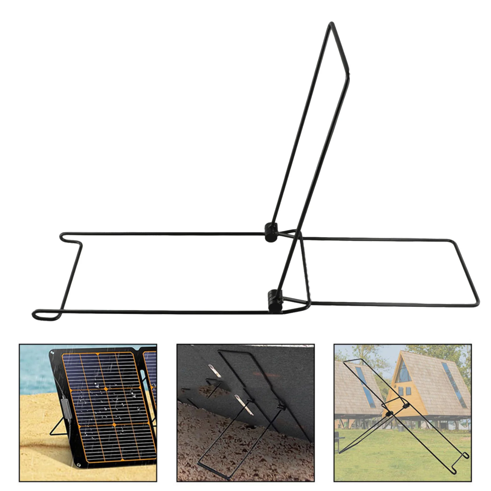 Black Solar Panel Bracket Energy Collection Optimal Energy Collection Easy Transport And Storage Engineered For Stability