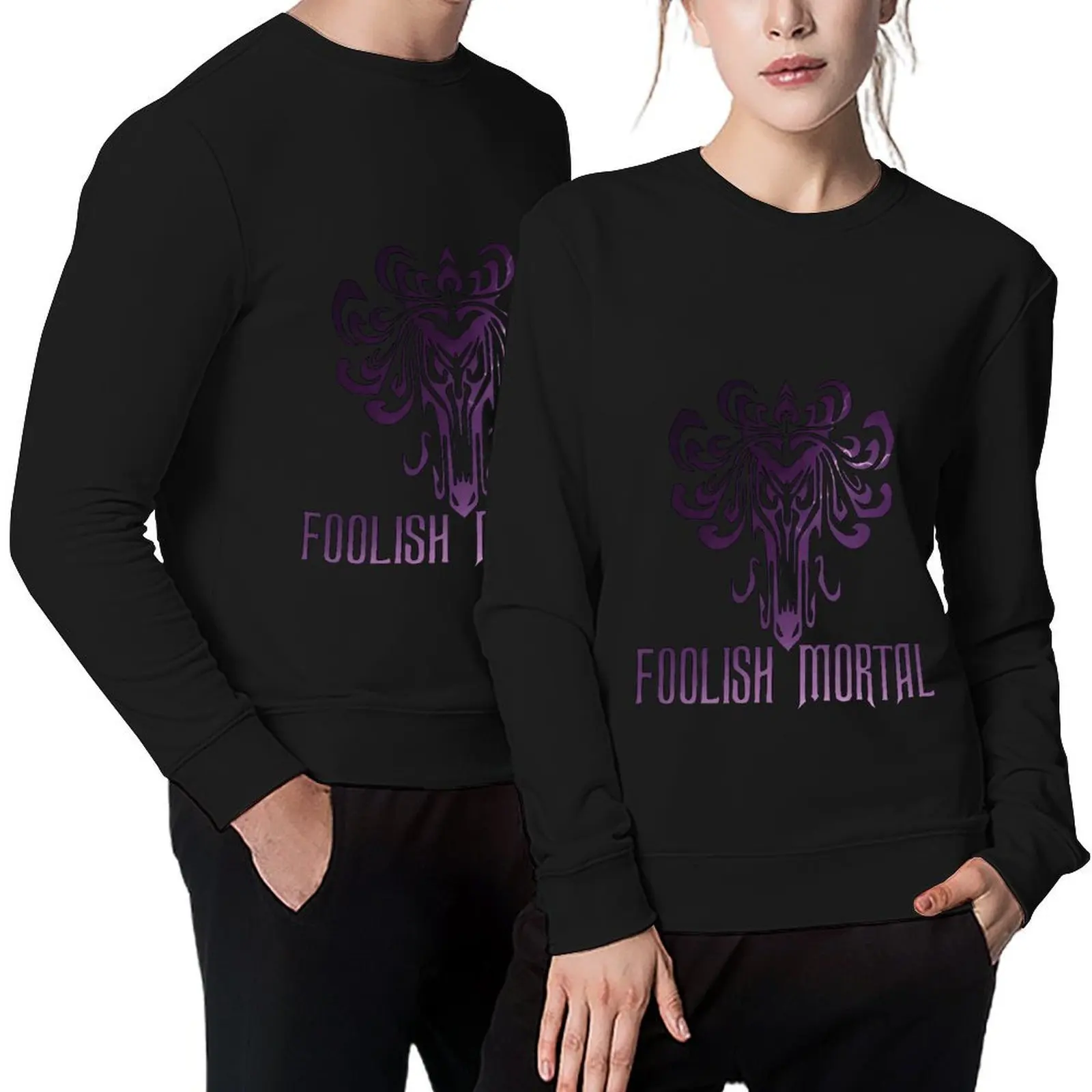 

Foolish Mortal - Haunted Mansion Sticker Pullover anime clothing japanese style winter clothes oversize sweatshirts