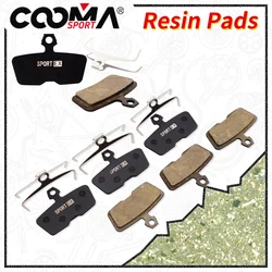 Pastilhas de freio de bicicleta para AVID Code R e SRAM CODE R, 2011 para agora, pinça hidráulica, esporte classe Ex, resina, 4 pares