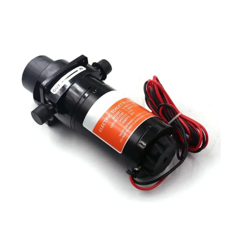 Special for toilet RV straight drain valve, car ceramic toilet 12V24V accessories