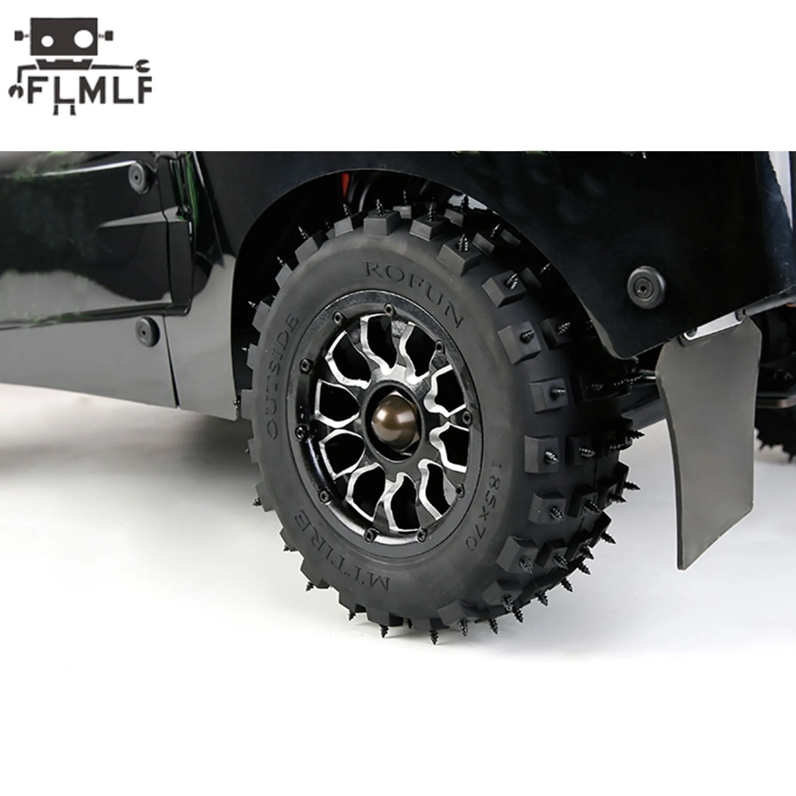 Metalowa piasta koła Wasteland Nail Tire Assembly 4pc dla 1/5 Losi 5ive-t Rovan Lt Kingmotor X2 Fid Dtt Ql Truck Parts