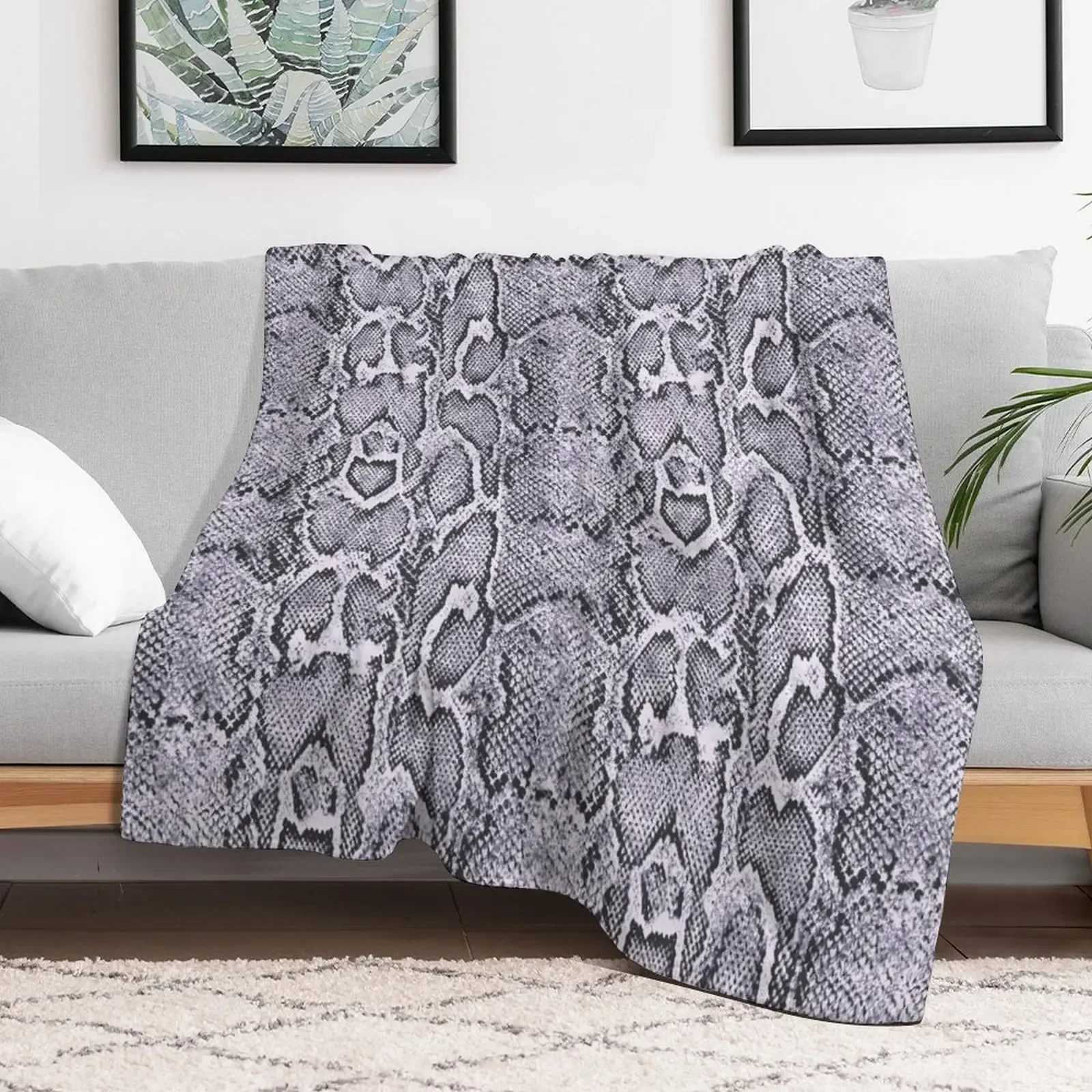 Snakeskin Snake Skin Serpentine Pattern Throw Blanket Stuffeds Plush Blankets For Bed Polar Blankets