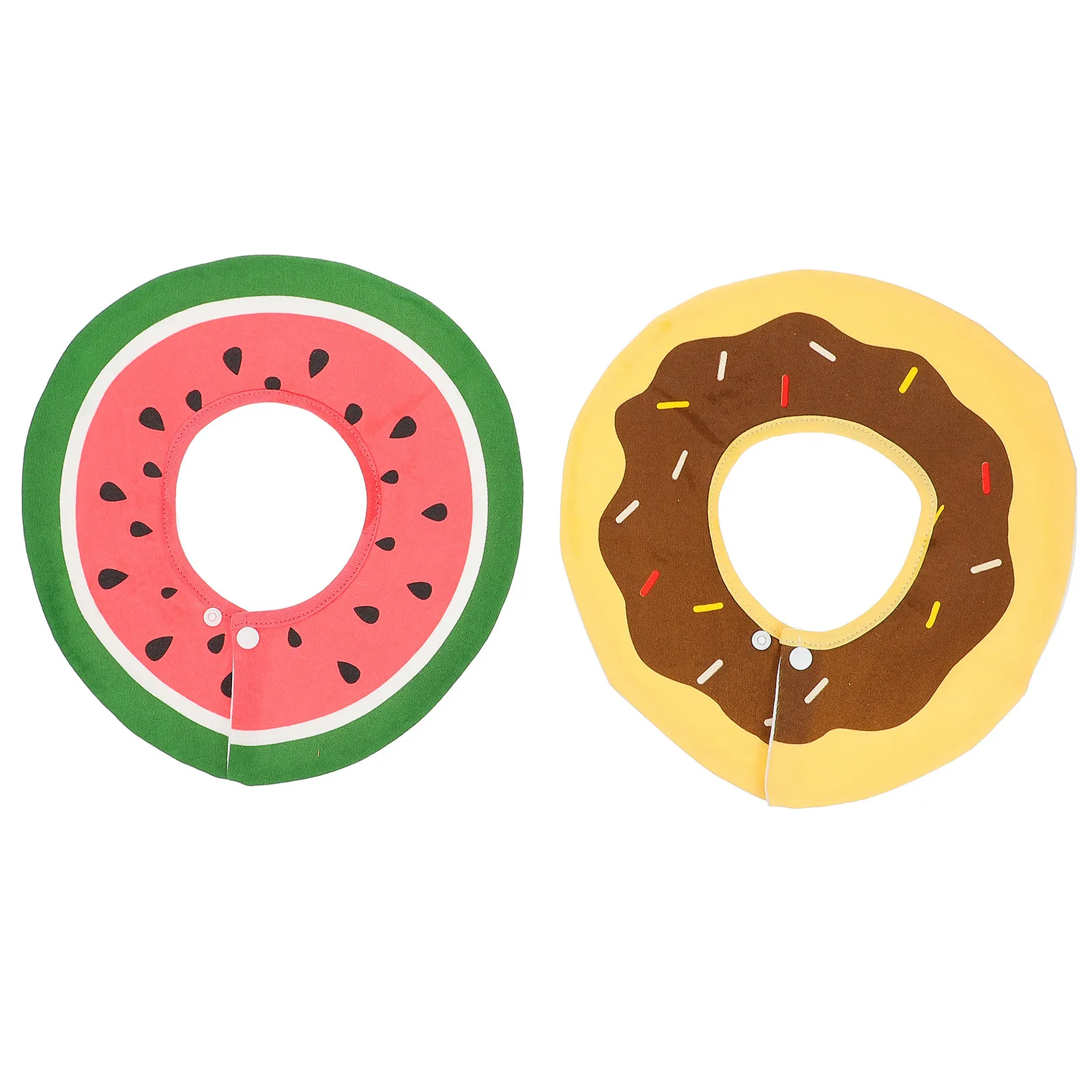 

2Pcs Cotton Infant Bibs Soft Waterproof Drool Catcher 360 Rotation Design Baby Bib for New Parents Gift Baby Shower Essentials