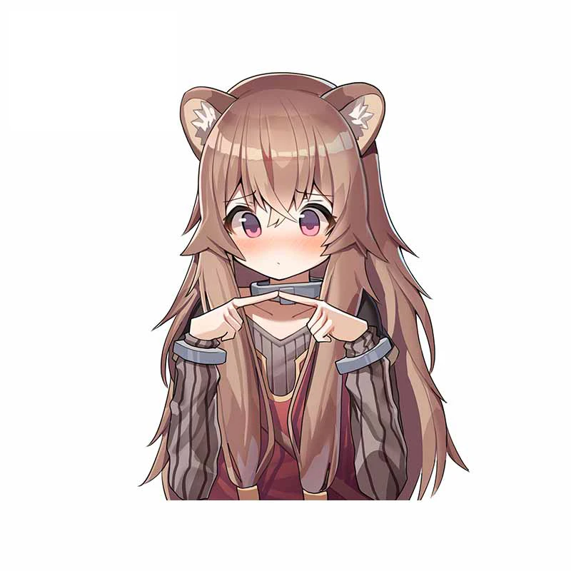 

Anime Girl for Raphtaria The Rising of The Shield Hero Car Stickers Funny Car Body Window Laptop Vinyl Decals Decoration