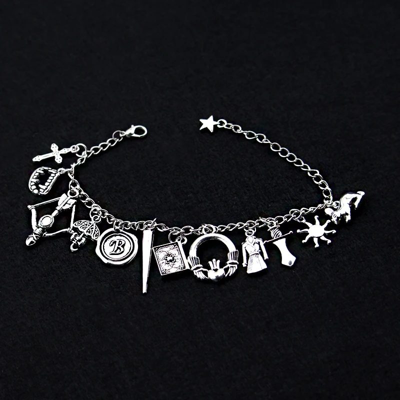 Popular TV Buffy the Vampire Slayer Charms Bracelets Fashion Alloy Hand Jewelry for Fans Women Men Gifts