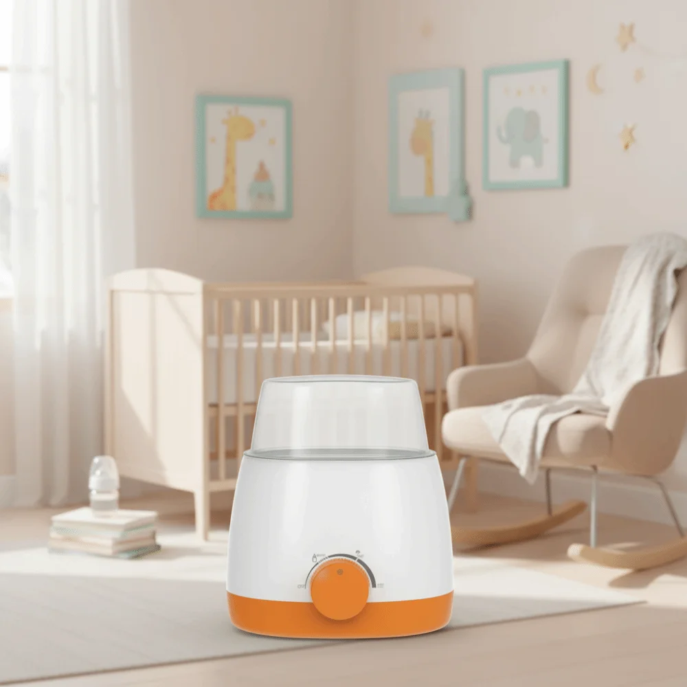 EU Plug Baby Bottle Warmer Temperature Adjustment Safe Milk Heater Universal Thermal Baby Bottle Heater Travel