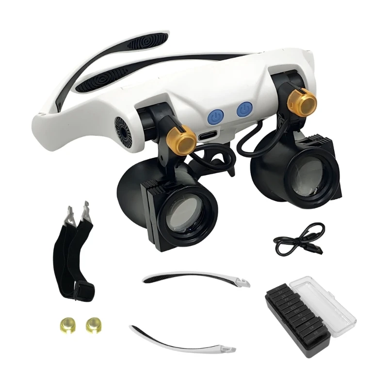 U55D Clear Two Piece Headband Viewer For metalworking And Engraving